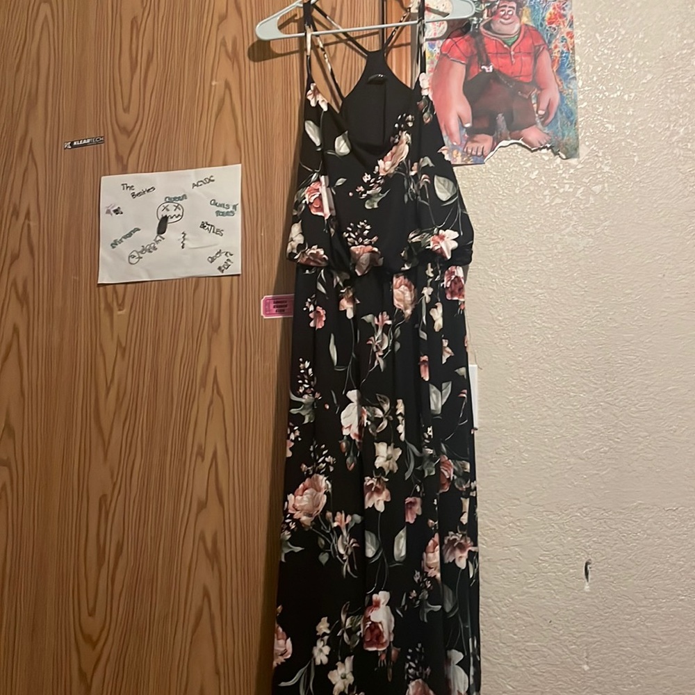 Cute SOFT flowy long dress